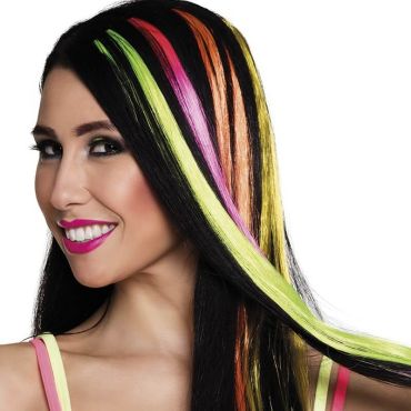 Extension de Cheveux - Mèche Fluo - Couleur au Choix | jourdefete.com