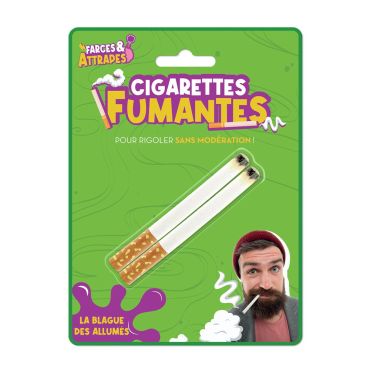 Cigarettes factices fumantes pour blagues et farces | jourdefete.com