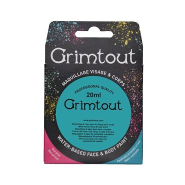 Fard de Maquillage Bleu Turquoise Grim' Tout Pro | jourdefete.com