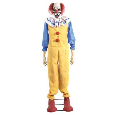 Un effrayant clown animé sur pied pour votre soirée d'Halloween | jourdefete.com