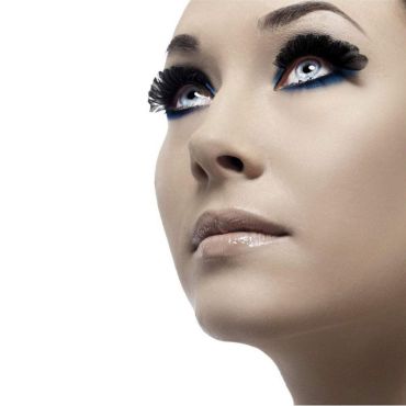 Faux Cils Plume - Noir | jourdefete.com