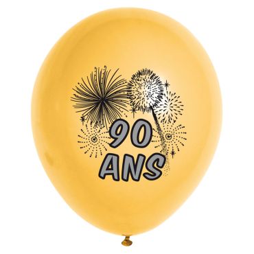 Ballons de Baudruche Anniversaire 90 ans