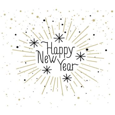 20 serviettes en papier bonne année pétillante | jourdefete.com