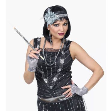 Kit d'accessoires Femme Charleston - Gris | jourdefete.com