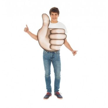 Déguisement Adulte - Emoji Pouce - Taille Unique | JOURDEFETE.COM