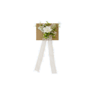 Fleur de poignet en dentelle blanche pour mariage | jourdefete.com