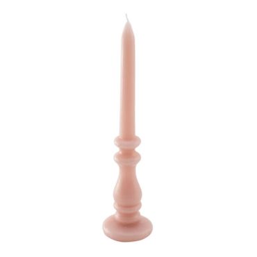 Bougie en forme de chandelier de couleur rose