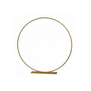 anneau en métal couleur or sur socle | jourdefete.com