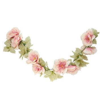 guirlande de roses couleur vieux rose | jourdefete.com