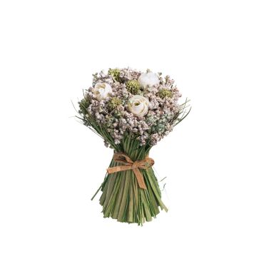 Bouquet de roses de couleur crème et menthe | jourdefete.com