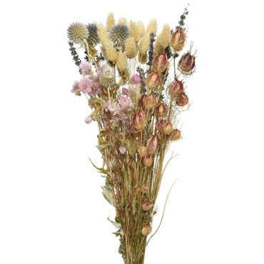 Bouquet sur tige de fleurs séchées - 45 cm | jourdefete.com