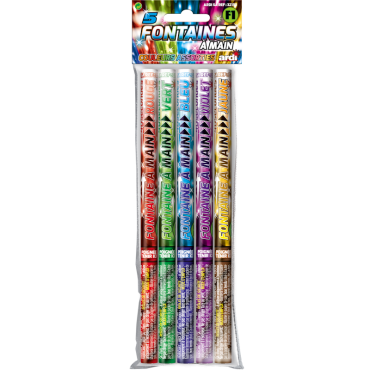 Fontaines à main colorées pour célébrations interactives | jourdefete.com