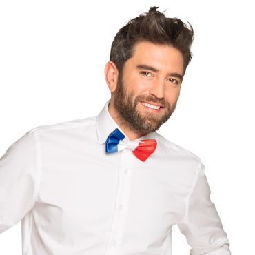 Nœud papillon tricolore bleu blanc rouge France | jourdefete.com Nœud papillon tricolore bleu blanc rouge France | jourdefete.com