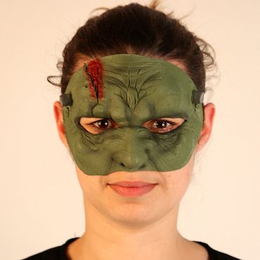 Demi-Masque en Latex de Frankenstein