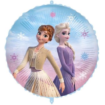 Ballon métallique avec Elsa et Anna de La Reine des Neiges | jourdefete.com