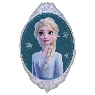 Ballon aluminium Elsa Reine des Neiges pour anniversaire fille | jourdefete.com