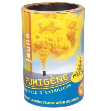 Fumigène - 60 secondes - Jaune | jourdefete.com Fumigène - 60 secondes - Jaune | jourdefete.com