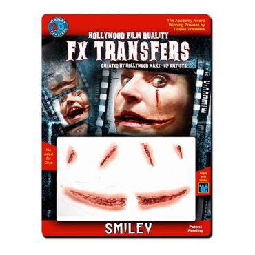 Transfert cicatrice 3D "Smiley"