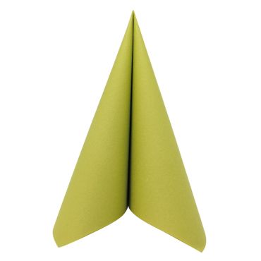 50 Serviettes Voie Sèche - Vert Anis