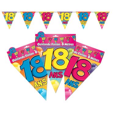 Guirlande Fanions "18" 