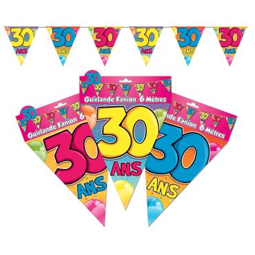 Guirlande Fanions "30" 