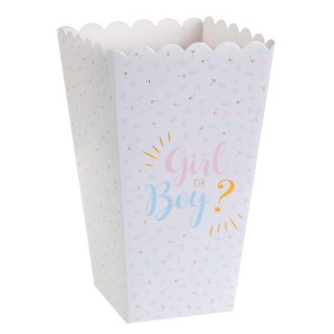 8 boîtes à pop-corn de la collection girl or boy ?