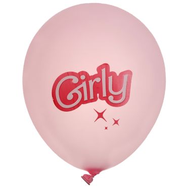 Ballons en latex rose Girly | jourdefete.com