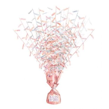 poids-rose-gold-glitz-ballons-personnalisable | jourdefete.com