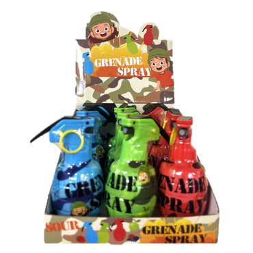 Bonbons Grenade Spray colorés | jourdefete.com