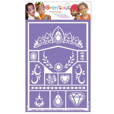 Pochoir Princesse Grim'Tout