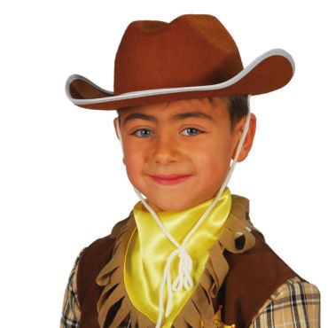 Chapeau Cow-Boy Marron Enfant