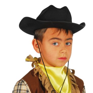 Chapeau Cow-Boy Noir Enfant 