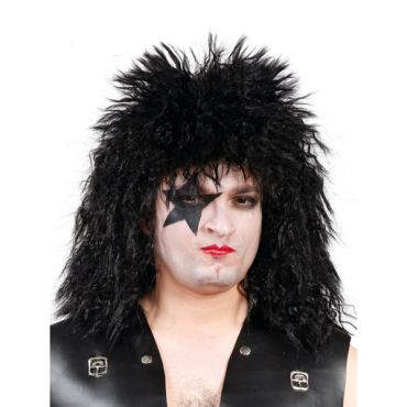 Perruque Hardrocker Brune