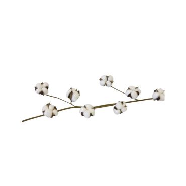 guirlande de 16 fleurs de coton 1.10M | jourdefete.com