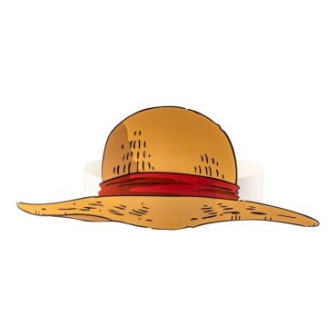 Ce lot de 8 coiffes en carton à l’effigie de Monkey D. Luffy sera l’accessoire qu’il faudra à vos enfants pour ressembler à Luffy lors de l’anniversaire "One Piece ®" | jourdefete.com