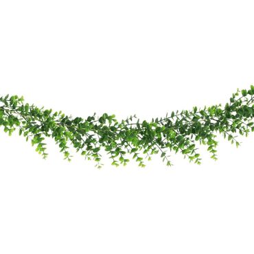 Une belle guirlande composée de nombreuses branches d'eucalyptus verte | jourdefete.com