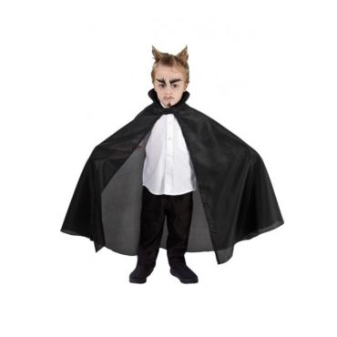 Cape Taffetas 85 cm Enfant - Noir