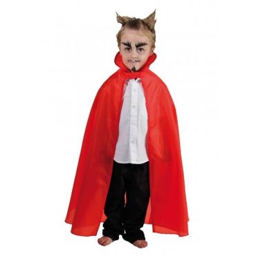 Cape Taffetas 85 cm Enfant - Rouge 