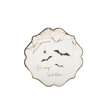 8 assiettes en carton 23 cm collection pure Halloween