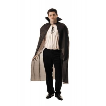 Cape fine noire pour adulte 