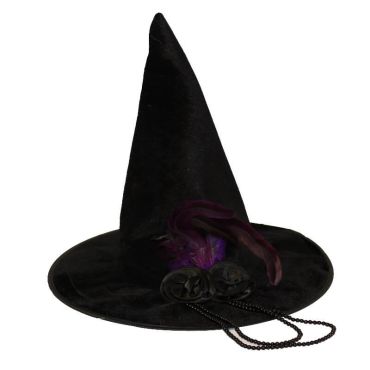 chapeau-sorciere-noir-hallowen | jourdefete.com
