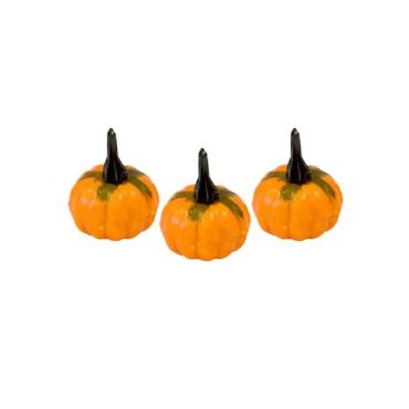 6 citrouilles décoratives de 4 cm | jourdefete.com