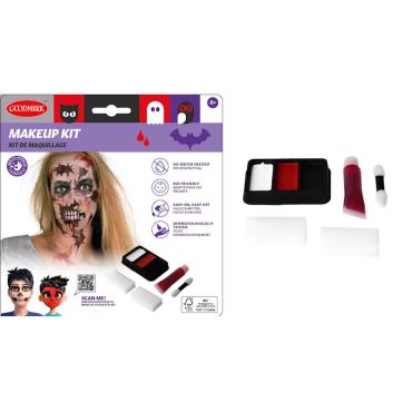 Un superbe kit de maquillage pour incarner un zombie le soir d'Halloween | jourdefete.com