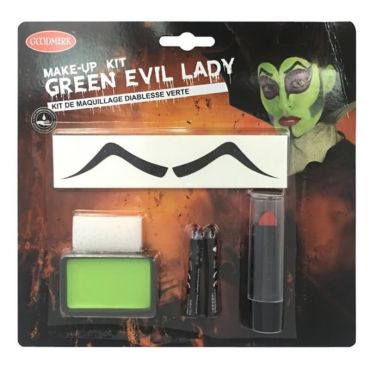 kit maquillage de sorcière verte | jourdefete.com
