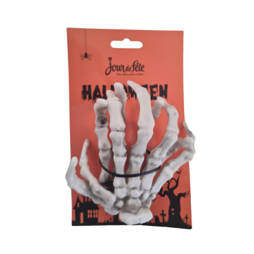Ce lot de 2 mains de squelette sera une pièce de choix pour votre décoration d'Halloween | jourdefete.com