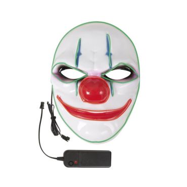 masque-clown-halloween-lumineux | jourdefete.com