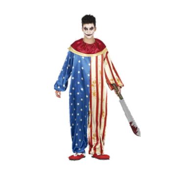 Déguisement Ado Clown Patriot - Taille 14-16 ans