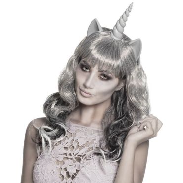 perruque-licorne-zombie-gris | jourdefete.com