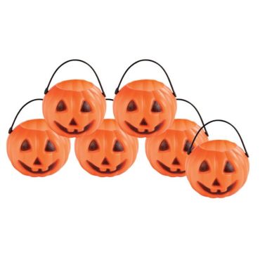 Sachet de 6 mini pots en forme de citrouille