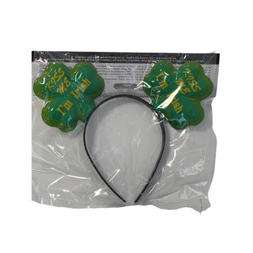 Serre-tête avec trèfles pour Saint-Patrick | jourdefete.com